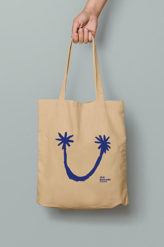 002CS Smile :) Eco Tote Bag